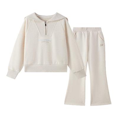New Balance nb童装女童新款秋季上衣喇叭裤两件套装ND2PF4Z262
