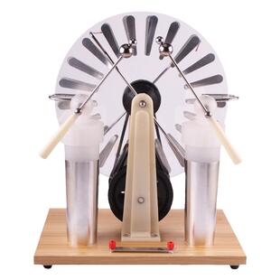 莱顿瓶 高中物理电学实验器材静电起电机电火花发生器感应发电机教学仪器手动静电感应起电机