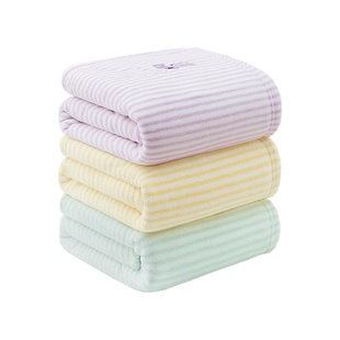 三利10A抗菌浴巾女2025新款比全棉吸水成人大毛巾儿童情侣男裹巾