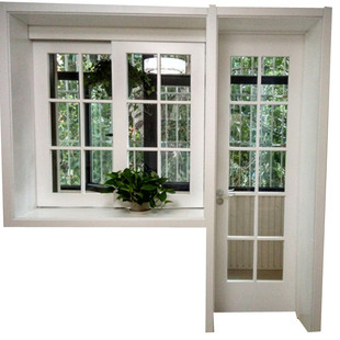 厂家定制实木复合卧室内阳台套装烤漆平开门连联窗推拉对开固定窗