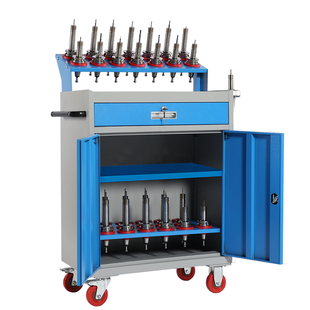 瑞格加工中心刀具车bt40数控cnc刀具柜管理工具车BT30HSK放刀柄架