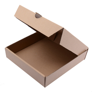 定做 6 7 8 9 10 12寸披萨盒一次性空白通用外卖打包飞机盒厚瓦楞