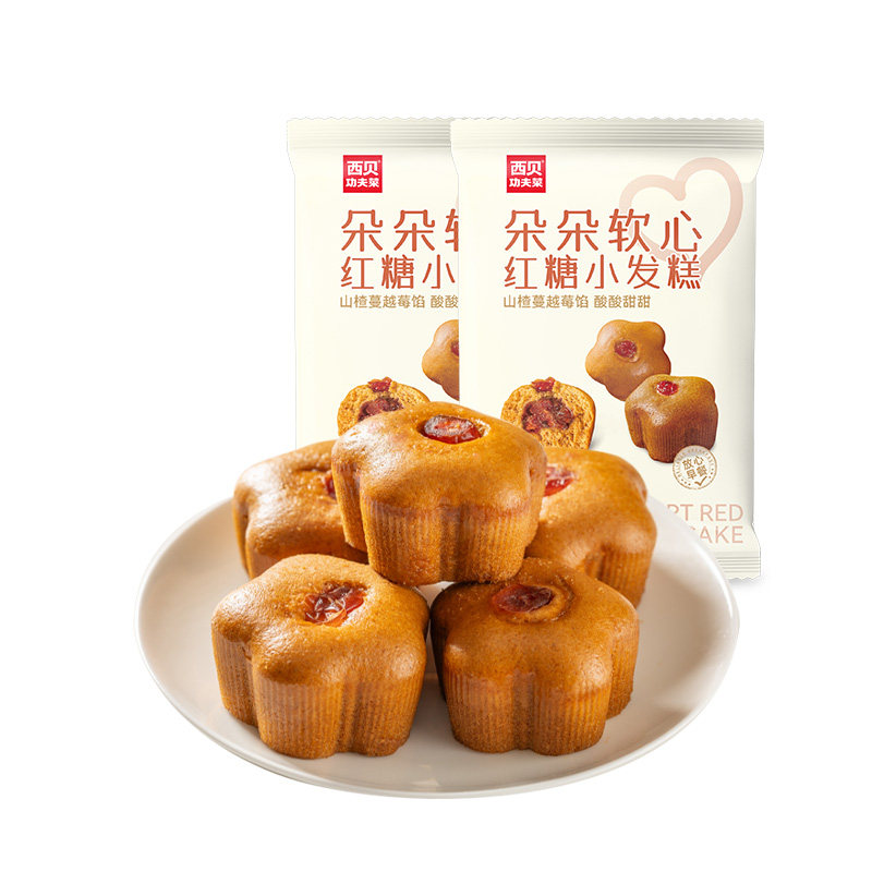 西贝放心早餐朵朵软心红糖小发糕