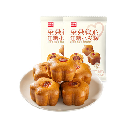 西贝放心早餐朵朵软心红糖小发糕