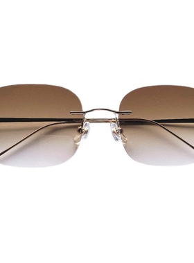 纯钛钻石切边定制可配近视墨镜