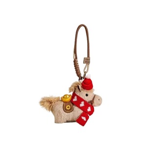 马上有钱毛绒小马挂件马年吉祥物公仔玩偶本命年包包挂饰新年礼物