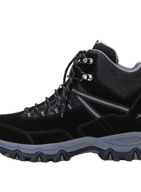 捷威登山鞋登山鞋冬季加绒高帮
