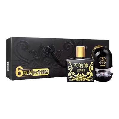天佑德42度小黑礼盒装白酒青稞酒