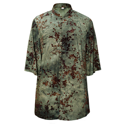 古韵中华女2025扎染太极服