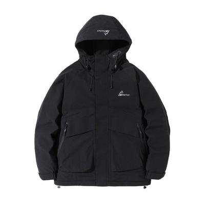 冬季新款鸭绒连帽羽绒服男宽松大码加厚防风高端休闲运动保暖外套