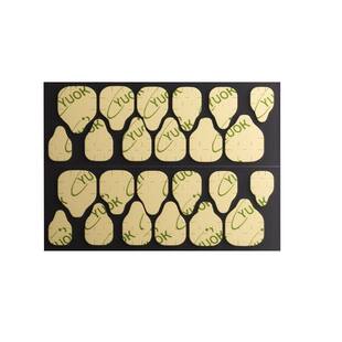 全新新年穿戴甲牛皮纸果冻胶巨粘超薄防水牢固强力双面指甲贴持久