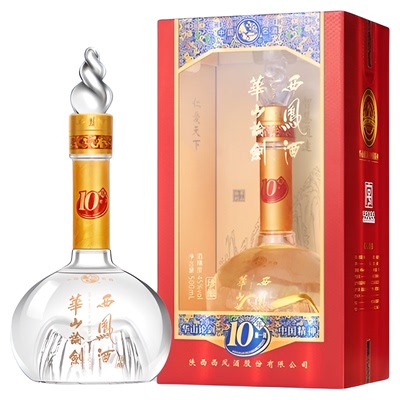 西凤45度华山论剑10年白酒