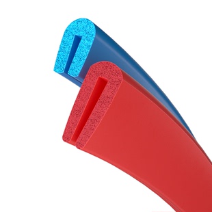 U型发泡高回弹包边条电气设备机柜边缘防撞减震海绵橡胶密封条