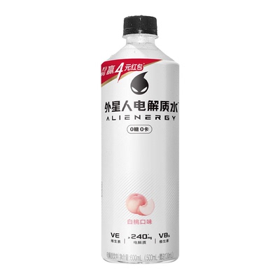 外星人电解质水0糖0卡整箱15瓶