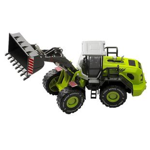 彩珀成真1:50合金工程运输车模型挖掘压路机土泵搅拌铲车儿童玩具