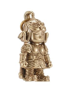 刻己黄铜钥匙扣国风西安城墙礼物