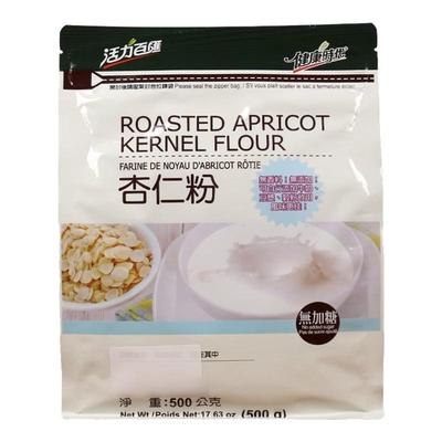 台湾原装健康时代杏仁粉500g熟粉杏仁茶不加蔗糖冲饮熟粉现货