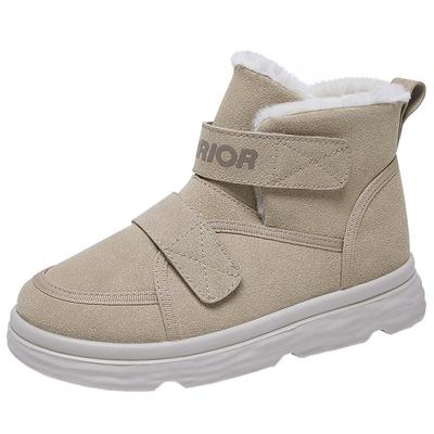 回力雪地靴女冬季短靴魔术贴棉鞋