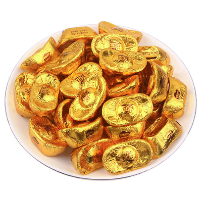 徐福记奇欧比金元宝型巧克力500g