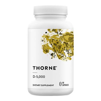 Thorne维生素D3免疫钙吸收5000IU