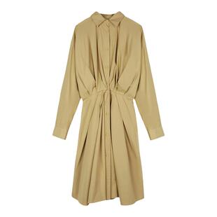 JNBY/江南布衣折扣春夏连衣裙女衬衫裙子直筒宽松气质中长款