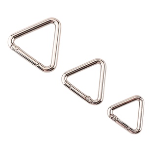 包包扣五金配件三角扣开口卡扣背包配件钥匙弹簧圈挂件三角形挂钩