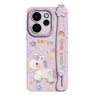 适用opporeno15手机壳reno15pro保护套新款reno15系列14马年13镜头全包12支架oppo腕带11硅胶+挂绳链reno女10