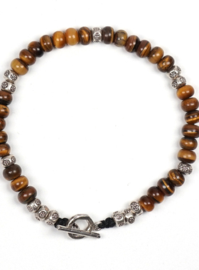 pohier宝喜儿虎眼石手链