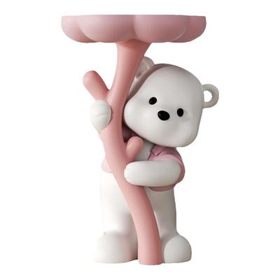 卡通捧花小熊边几客厅蓝牙音响