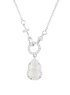 「玉髓福禄」s999纯银新中式葫芦项链女轻奢小众设计高级生日礼物