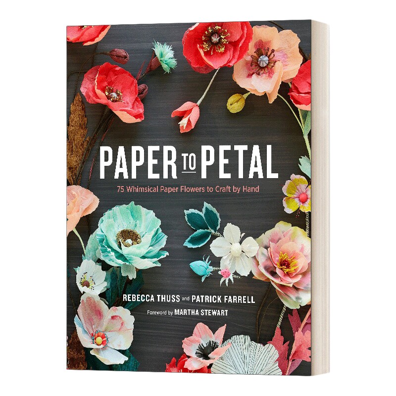 英文原版 Paper to Petal 折纸成花 75朵异想天开的纸花到手工制作 精装 英文版 进口英语原版书籍