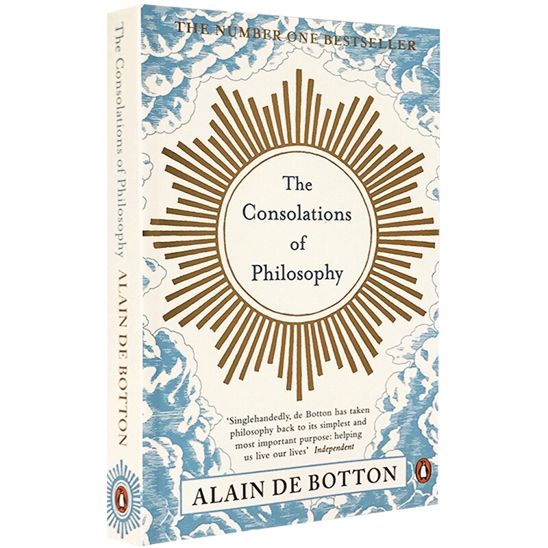 哲学的慰藉 The Consolations of Philosophy 英文原版哲学书籍 阿兰德波顿代表作 苏格拉底 尼采 叔本华哲学思想 进口英语书籍