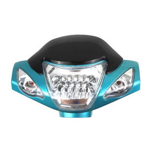 电动三轮车仪表总成 牛头款车头总成 塑料件外壳 LED大灯仪表总成