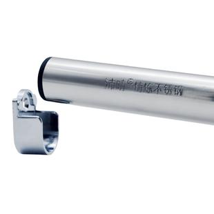 (一整根)不锈钢管衣柜挂衣杆定制304挂衣服杆子宿舍衣架挂加厚