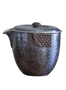 锤纹手抓壶足银泡茶壶宝瓶便携
