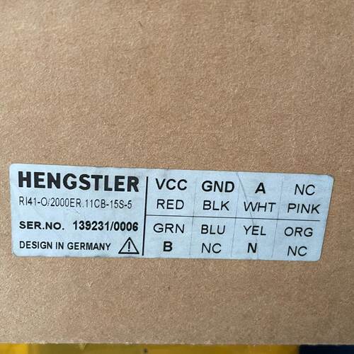 【请询价】德国HENGSTLER编码器 RI41-O/2000ES.1