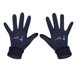 新英格兰爱国者橄榄球联盟海盗海鹰老鹰队可触屏手套男女分指保暖