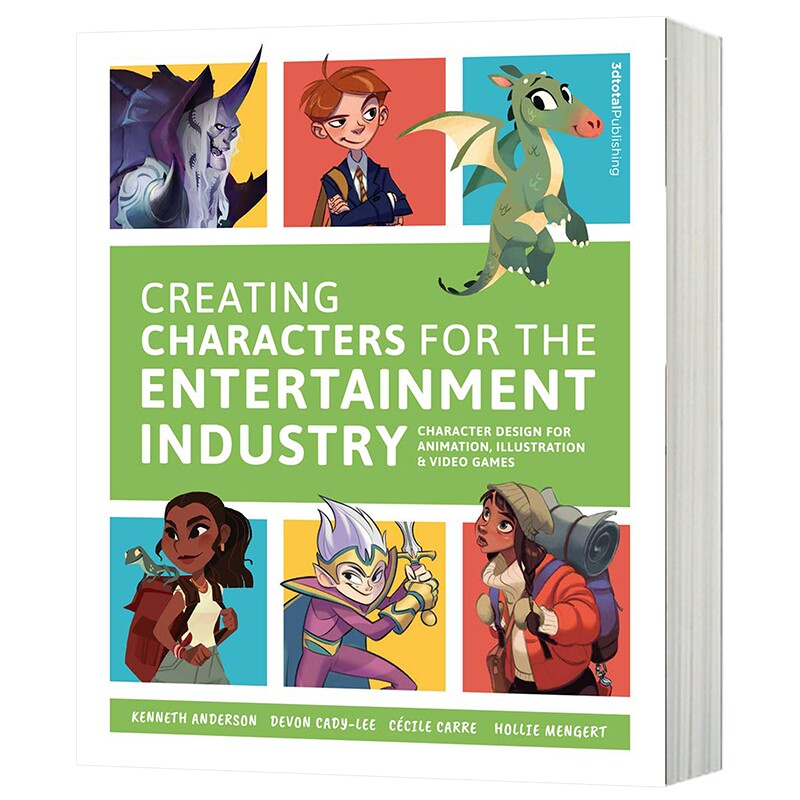 为娱乐业创造角色 英文原版 Creating Characters for the Entertainment Industry 欧美ACG角色设计 英文版进口原版英语书籍