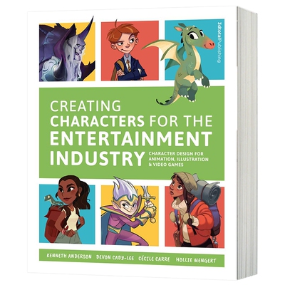 为娱乐业创造角色 英文原版 Creating Characters for the Entertainment Industry 欧美ACG角色设计 英文版进口原版英语书籍