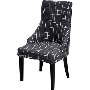 加大弧形餐桌椅子套罩万能四季通用2025家用异形坐垫靠背皮板凳座