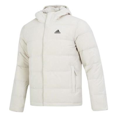 阿迪达斯运动休闲保暖连帽羽绒服