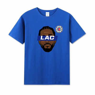 短袖纯棉青少年伦纳德T恤印花潮