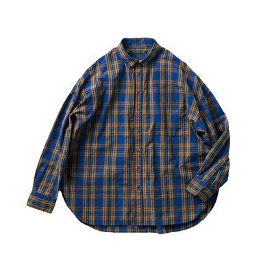 Sunnyclouds男式纯棉格子衬衫