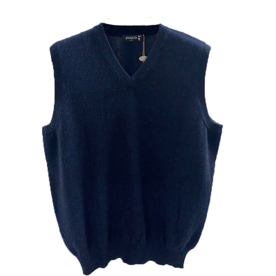 品牌清仓日神v领羊绒男内穿背心