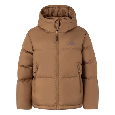 adidas阿迪达斯女子运动休闲保暖连帽羽绒服外套JV6192