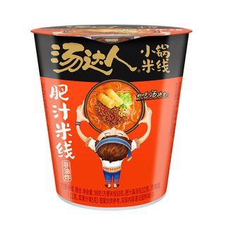 统一汤达人骨汤米线肥汁酸辣方便速食杯装米线粉丝休闲夜宵懒人食