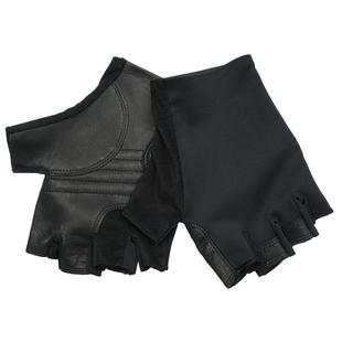 罗欧蒂斯男女半指骑行运动开车真皮手套摩托车驾驶露指羊皮手套薄