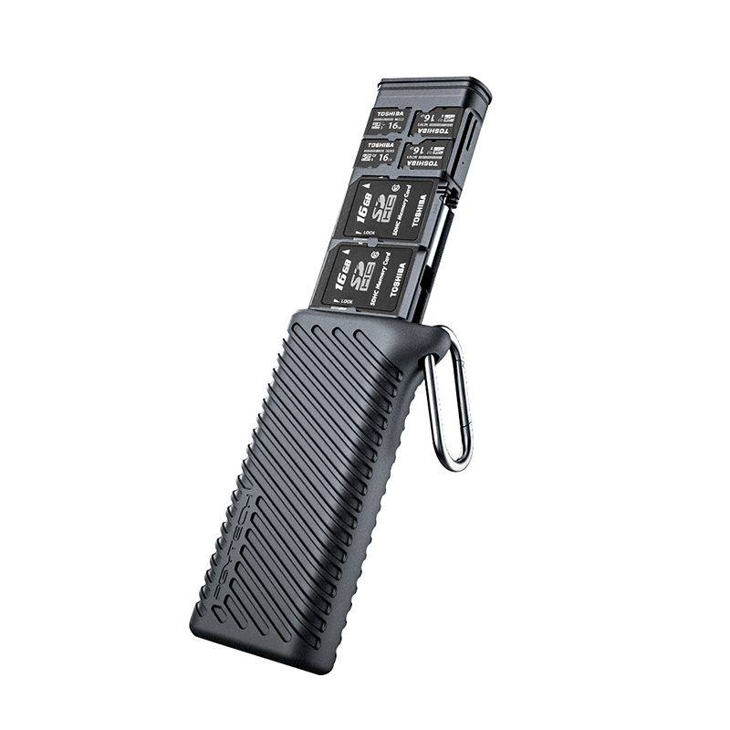 PGYTECH蒲公英读卡器内存卡盒USB3.1多功能高速SD/TF卡多合一卡盒