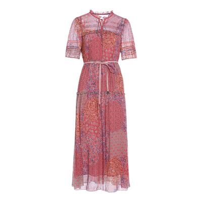 【专利款】乔万尼真丝连衣裙100%桑蚕丝2026新法式碎花EM2E879