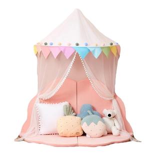 儿童帐篷室内公主房ins风床头床幔读书角挂帐幼儿园阅读区小帐篷